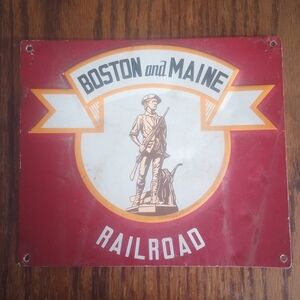 Boston and Maine Railroad Sign